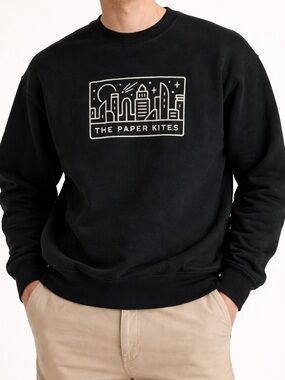 The Paper Kits Crewneck Sweatshirt Sz Large